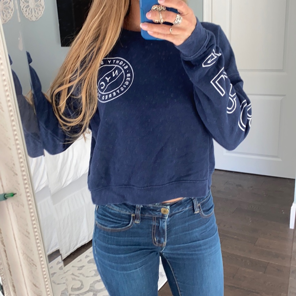 Aero Long Sleeve Cropped Sweatshirt